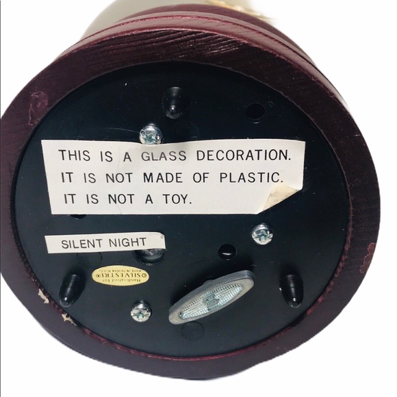 Vintage Silvestri Angel Musical Silent Night Globe - Picture 3 of 4
